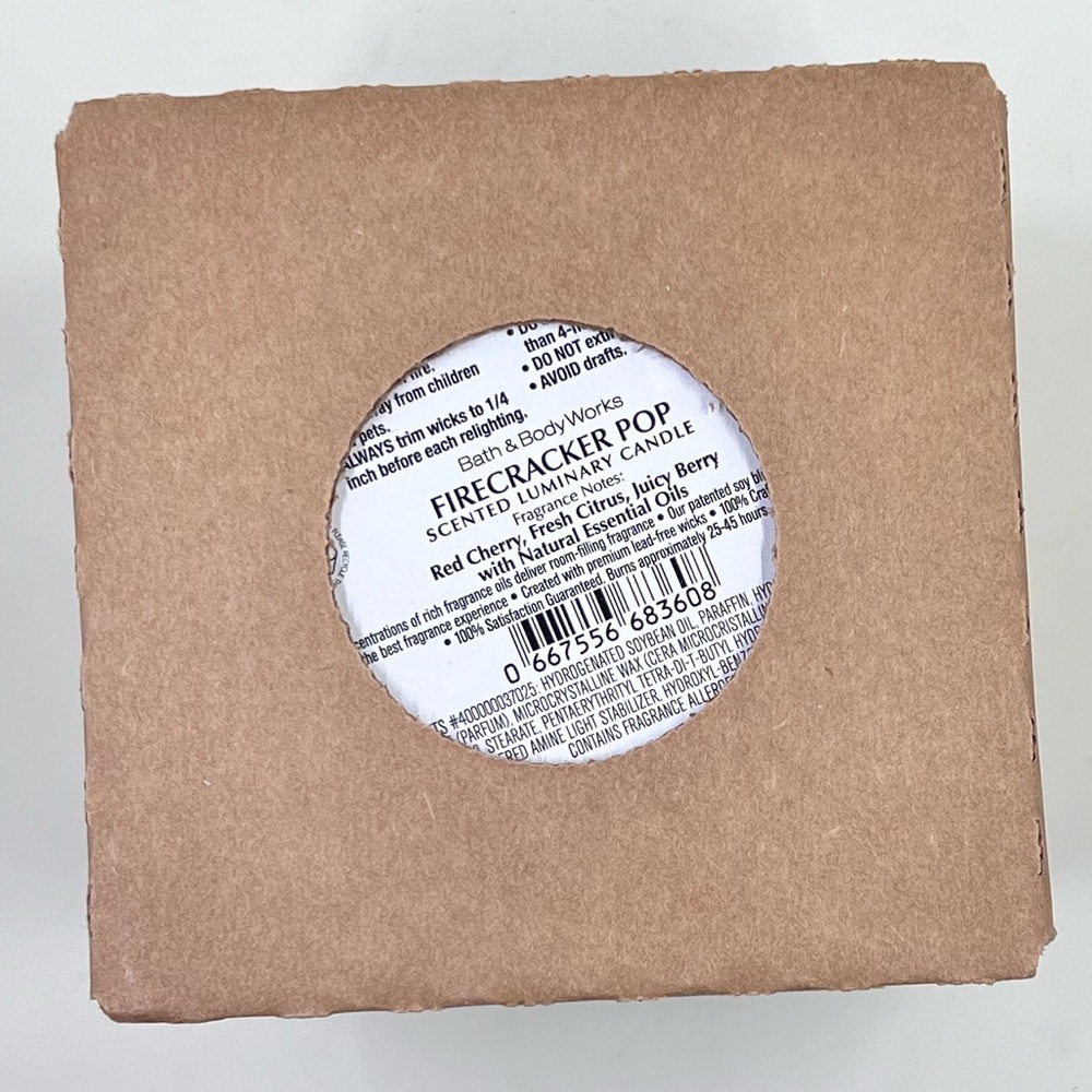 Bath & Body Works Firecracker Pop 3-Wick Candle. NIB. - Picture 2 of 2